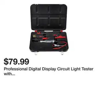 Harbor Freight Tools Professional Digital Display Circuit Light Tester with Interchangeable Shanks offer