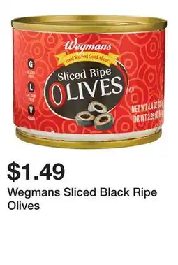 Wegmans Wegmans Sliced Black Ripe Olives offer