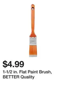 Harbor Freight Tools 1-1/2 in. Flat Paint Brush, BETTER Quality offer