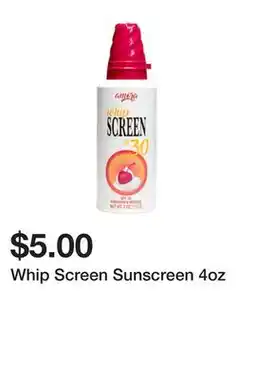Five Below Whip Screen Sunscreen 4oz offer