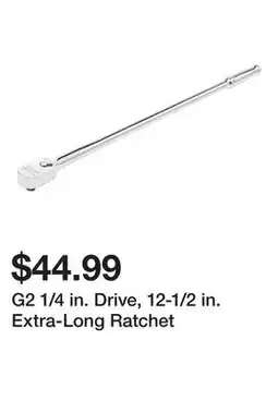 Harbor Freight Tools G2 1/4 in. Drive, 12-1/2 in. Extra-Long Ratchet offer