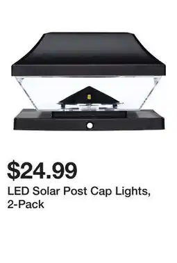 Harbor Freight Tools LED Solar Post Cap Lights, 2-Pack offer