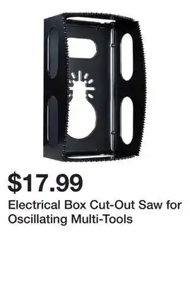 Harbor Freight Tools Electrical Box Cut-Out Saw for Oscillating Multi-Tools offer