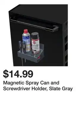 Harbor Freight Tools Magnetic Spray Can and Screwdriver Holder, Slate Gray offer