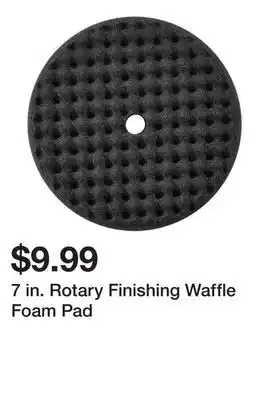 Harbor Freight Tools 7 in. Rotary Finishing Waffle Foam Pad offer