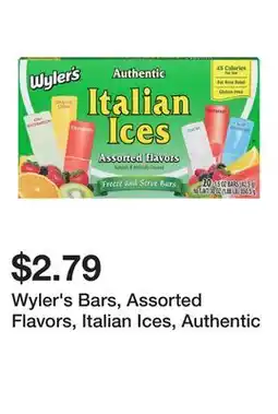 Wegmans Wyler's Bars, Assorted Flavors, Italian Ices, Authentic offer