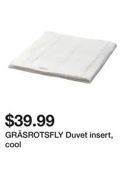Ikea GRÄSROTSFLY Duvet insert, cool offer