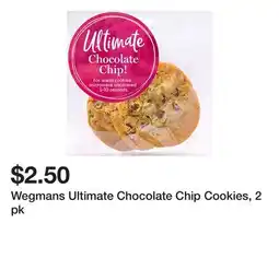 Wegmans Wegmans Ultimate Chocolate Chip Cookies, 2 pk offer