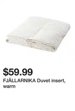 Ikea FJÄLLARNIKA Duvet insert, warm offer