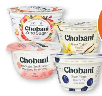 Heinen's Chobani Greek, Less Sugar or Zero Sugar Yogurt offer