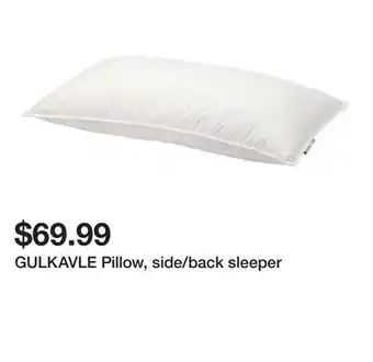 Ikea GULKAVLE Pillow, side/back sleeper offer