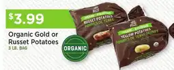 Heinen's Organic Gold or Russet Potatoes offer