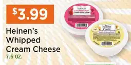 Heinen's Heinen's Whipped Cream Cheese offer