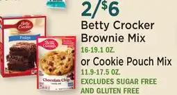Heinen's Betty Crocker Brownie Mix 16-19.1 OZ. or Cookie Pouch Mix 11.9-17.5 OZ offer