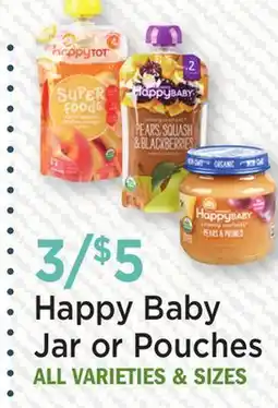 Heinen's Happy Baby Jar or Pouches offer