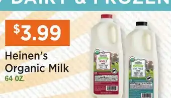 Heinen's Heinen's Organic Milk offer