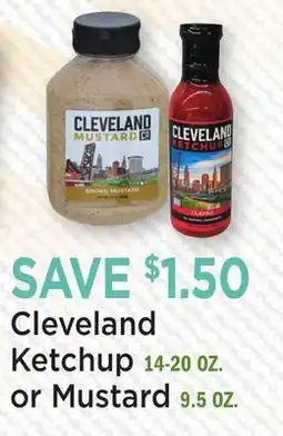 Heinen's Cleveland Ketchup 14-20 OZ. or Mustard 9.5 OZ offer