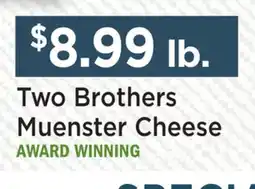 Heinen's Two Brothers Muenster Cheese offer