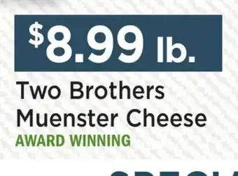 Heinen's Two Brothers Muenster Cheese offer
