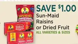Heinen's Sun-Maid Raisins or Dried Fruit offer