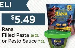 Heinen's Rana Filled Pasta 10 OZ. or Pesto Sauce 7 OZ offer