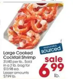 Giant Eagle Large Cooked Cocktail Shrimp offer