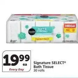 Albertsons Signature SELECT Bath Tissue - 30 rolls offer