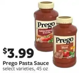 Fareway Prego pasta sauce offer