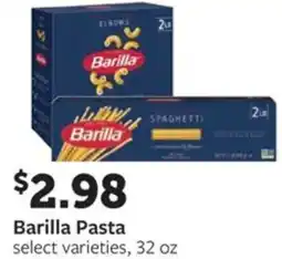 Fareway Barilla pasta offer