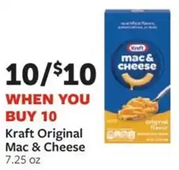 Fareway Kraft original mac & cheese offer