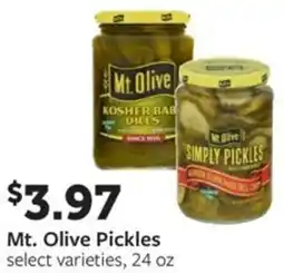 Fareway Mt. olive pickles offer