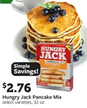 Fareway Hungry jack pancake mix offer