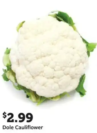 Fareway Dole cauliflower offer