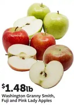 Fareway Washington granny smith, fuji and pink lady apples offer