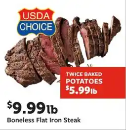 Fareway Boneless flat iron steak offer