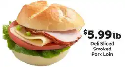 Fareway Deli sliced smoked pork loin offer