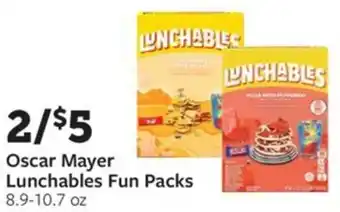 Fareway Oscar mayer lunchables fun packs offer