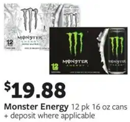 Fareway Monster energy offer