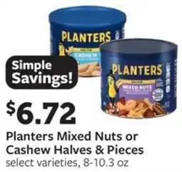 Fareway Planters mixed nuts or cashew halves & pieces offer
