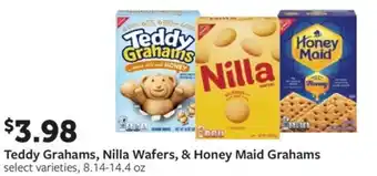 Fareway Teddy grahams, nilla wafers, & honey maid grahams offer