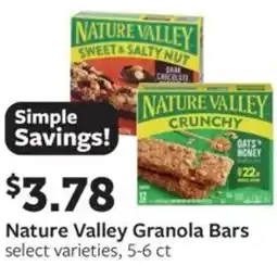 Fareway Nature valley granola bars offer