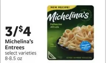 Fareway Michelina's entrees offer