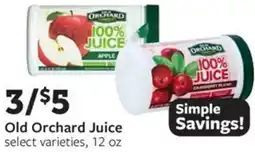 Fareway Old orchard juice offer
