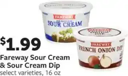 Fareway Fareway sour cream & sour cream dip offer
