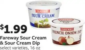 Fareway Fareway sour cream & sour cream dip offer