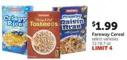 Fareway Fareway cereal offer