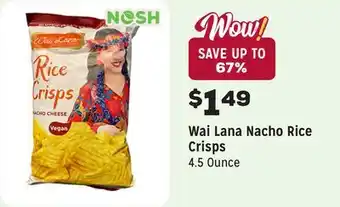 Grocery Outlet Nacho Rice Crisps offer