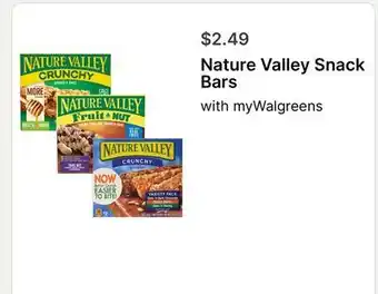 Walgreens Nature Valley Snack Bars offer