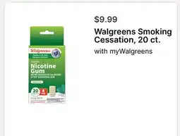 Walgreens Walgreens Smoking Cessation, 20 ct offer