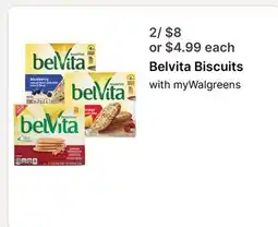 Walgreens Belvita Biscuits offer